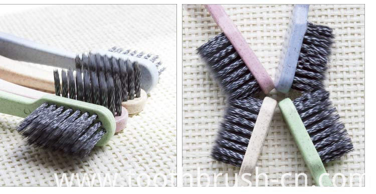 2019 Eco-Friendly Wheat Straw Toothbrush Adult 2019 Eco-Friendly Wheat Straw Toothbrush Adult